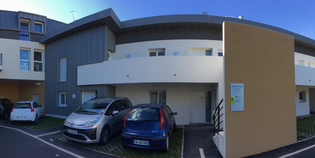 Enduit monocouche sur logement collectif 2
