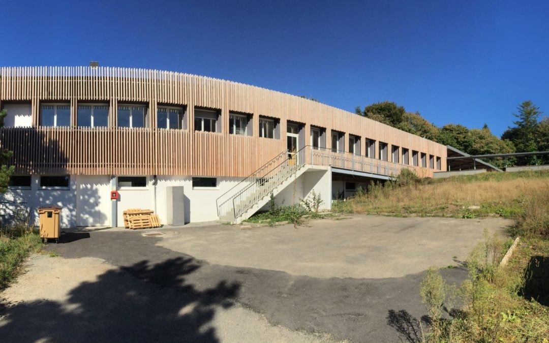Isolation extérieure école Audierne
